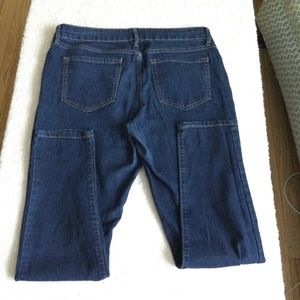 Old Navy Super Skinny Mid Rise Women's Dark Wash Blue Denim Jeans - Size 12